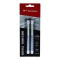 Tombow MONO ZERO REFILL RECT, 2PK 57318